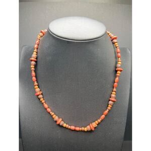 Vintage Wooden Beaded Choker